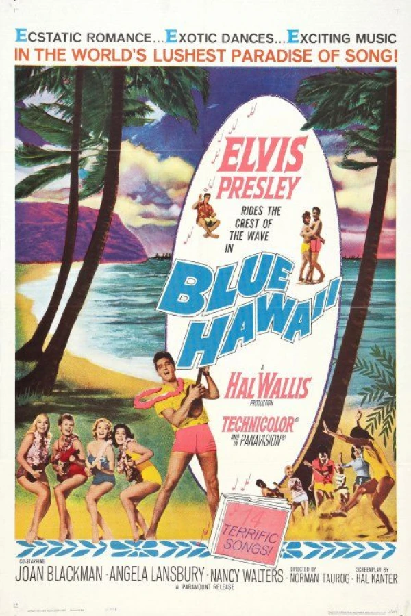 Sous le ciel bleu de Hawaii Poster