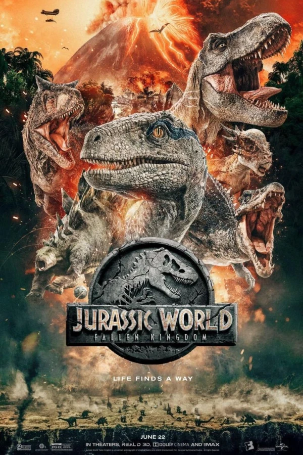 Jurassic Park 5 - Jurassic World Fallen Kingdom Poster